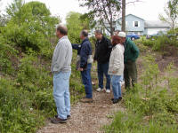 Glenn identifying plants.